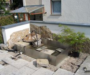 Entstehung Wasserbecken